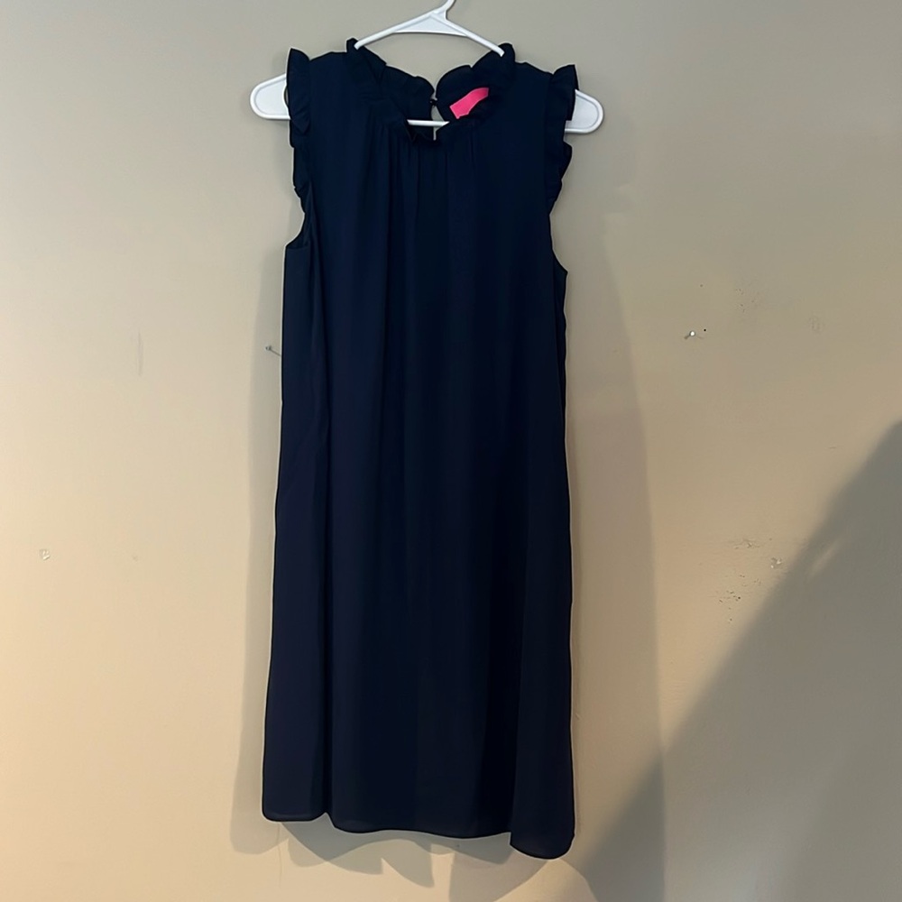 NWT Lilly Pulitzer Talia Dress in True Navy, size M